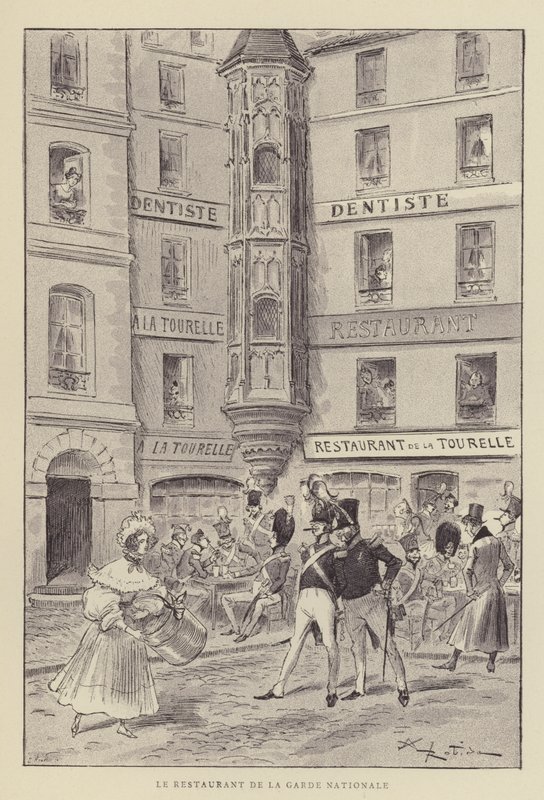 Ulusal Muhafız Restoranı by after Albert Robida