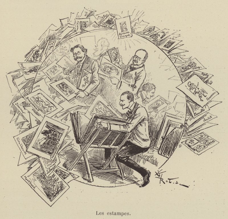 Baskılar by after Albert Robida