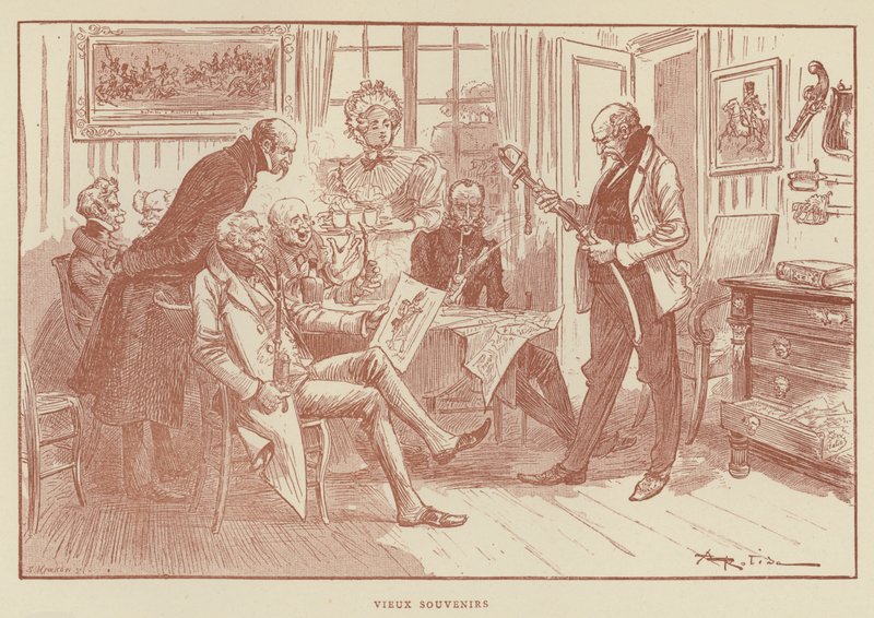 Eski anılar by after Albert Robida