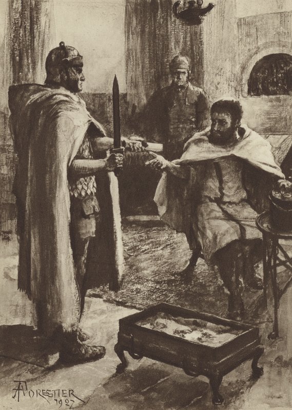 Komutan için bir Mesaj by after Amedee Forestier