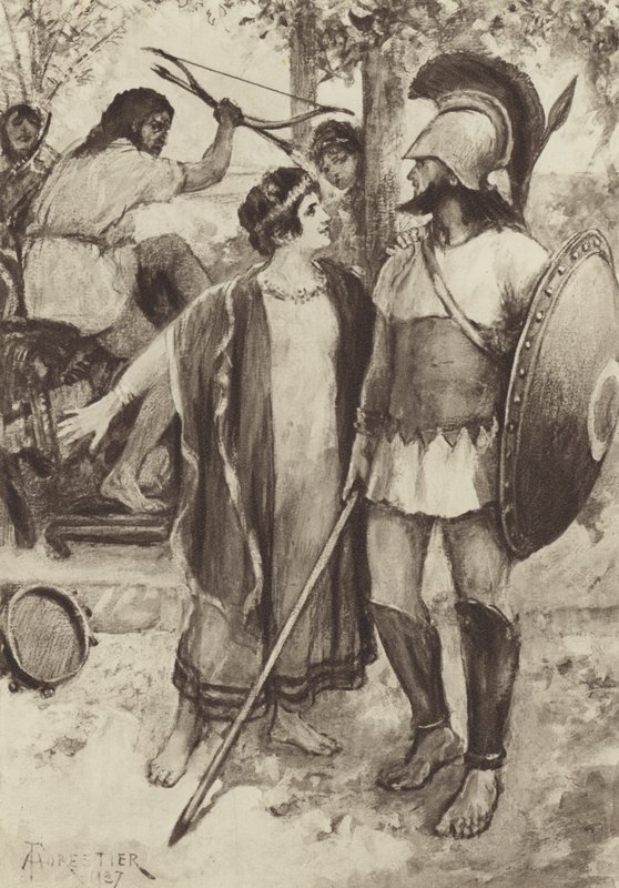 Etrüsk Bayramında Bir Sahne by after Amedee Forestier