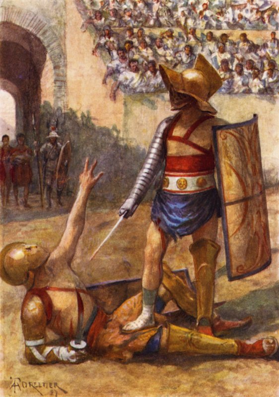 Gladyatörler, Savaşın Sonu by after Amedee Forestier