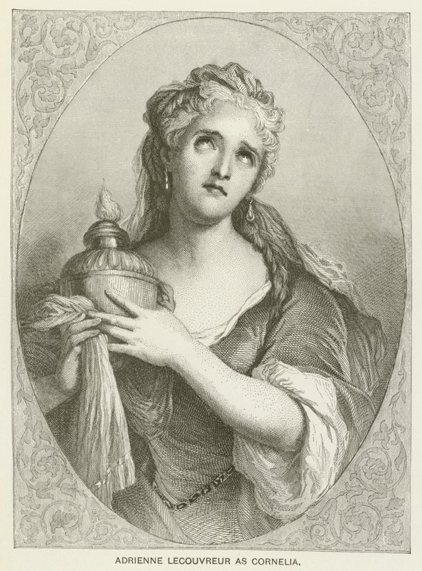Adrienne Lecouvreur Cornelia olarak by after Antoine Coypel