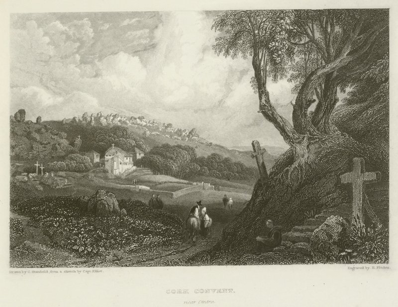 Cintra yakınlarındaki Cork Manastırı by after C. Stanfield