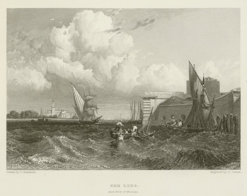 Lido ve Port St Nicolas by after C. Stanfield