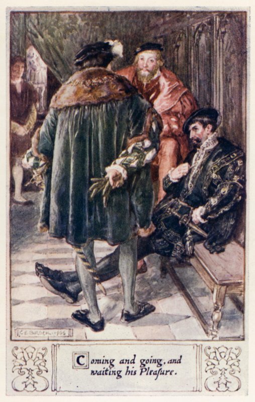 Geliyor ve gidiyor ve onun Zevkini bekliyor by after Charles Edmund Brock