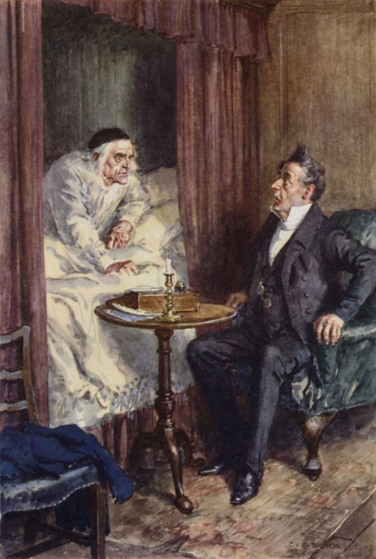 Martin Chuzzlewit için çizim by after Charles Edmund Brock