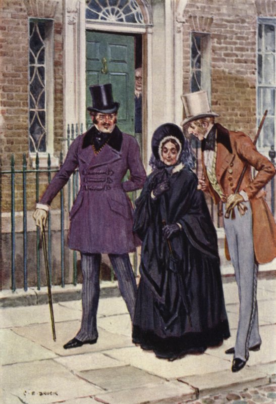 Nicholas Nickleby için İllüstrasyon by after Charles Edmund Brock