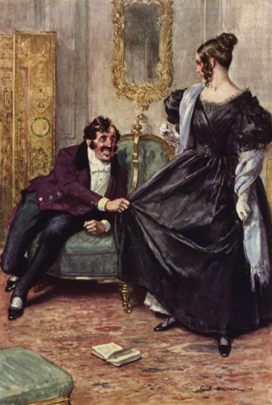 Nicholas Nickleby için İllüstrasyon by after Charles Edmund Brock