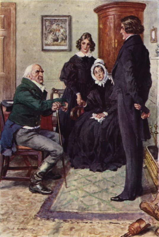 Nicholas Nickleby için İllüstrasyon by after Charles Edmund Brock