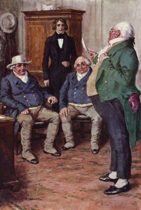 Nicholas Nickleby için İllüstrasyon by after Charles Edmund Brock