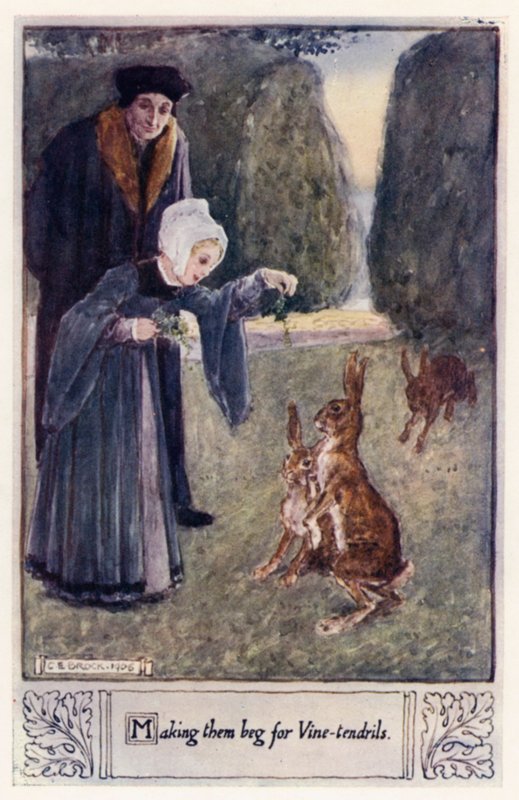 Onları asma dalları için yalvartmak by after Charles Edmund Brock