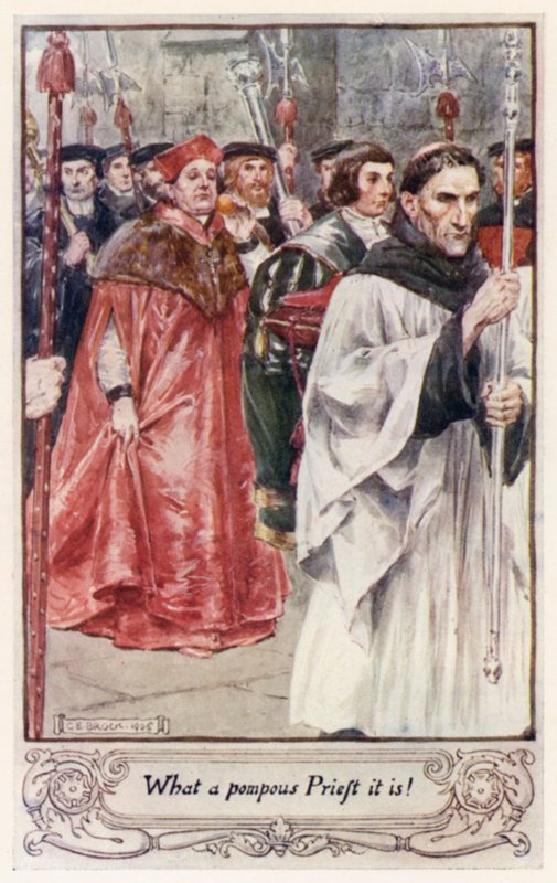 Ne kadar da şatafatlı bir Rahip! by after Charles Edmund Brock