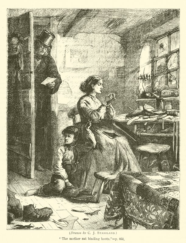 kadın ayakkabıcı by after Charles J. Staniland