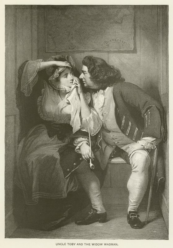 Toby Amca ve dul Wadman by after Charles Robert Leslie