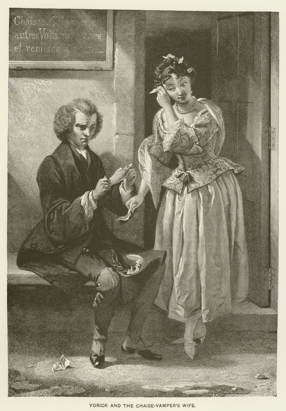 Yorick ve Şezlong Vampirlerinin karısı by after Charles Robert Leslie