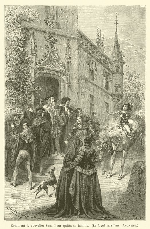 Korkusuz Şövalye Ailesinden Nasıl Ayrıldı, Sadık Hizmetkar, Anonim by after Emile Antoine Bayard