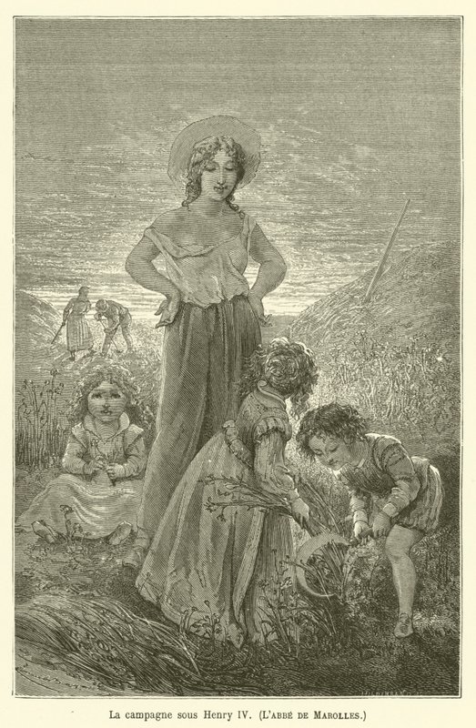 Henri IV altında kampanya, Marolles başrahibi by after Emile Antoine Bayard