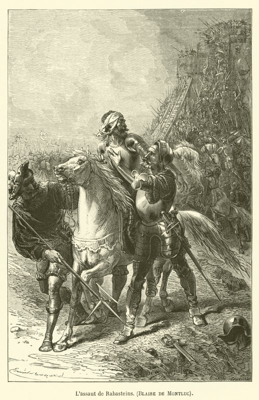 Lassaut de Rabasteins, Blaise de Montluc by after Emile Antoine Bayard
