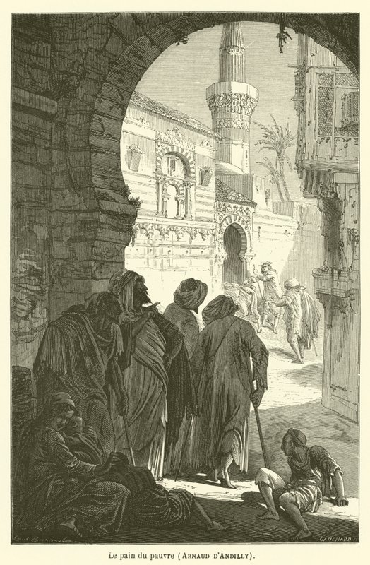 Fakir adamın ekmeği, Arnaud dAndilly by after Emile Antoine Bayard