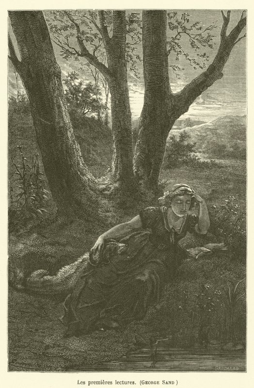 İlk okumalar, George Sand by after Emile Antoine Bayard