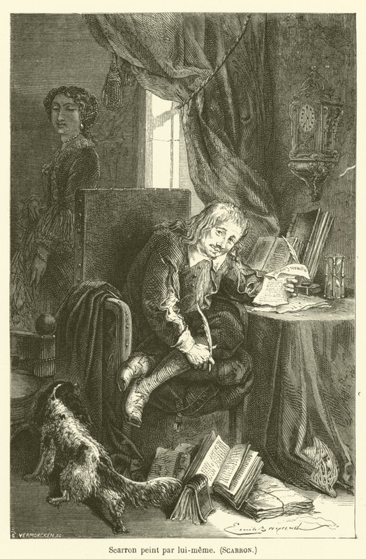 Scarron kendi kendine boyandı, Scarron by after Emile Antoine Bayard