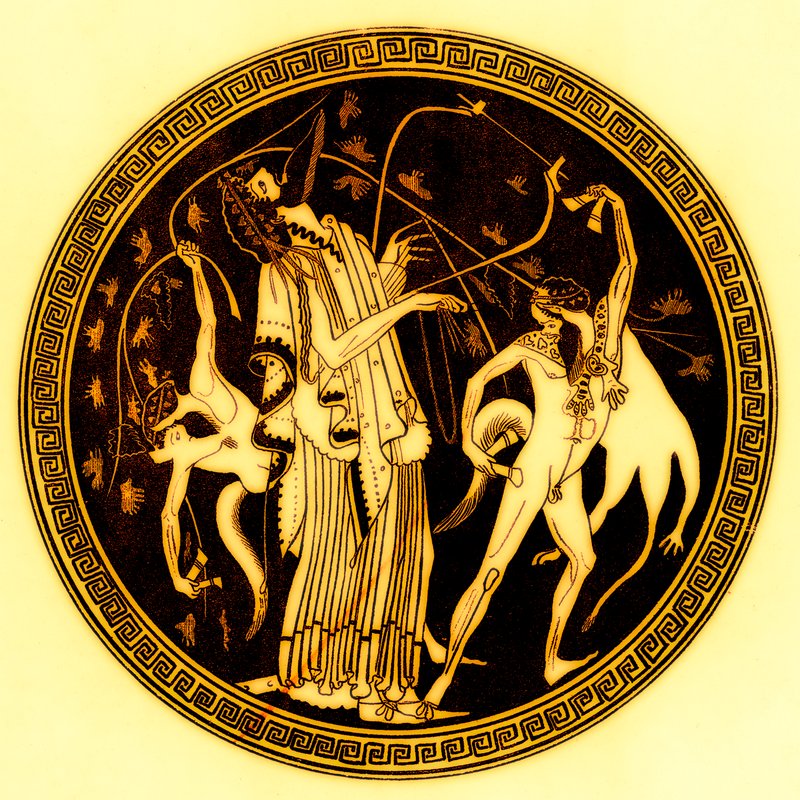 Dionysos ve satirler, J. E. Harrison ve D. S. MacColl