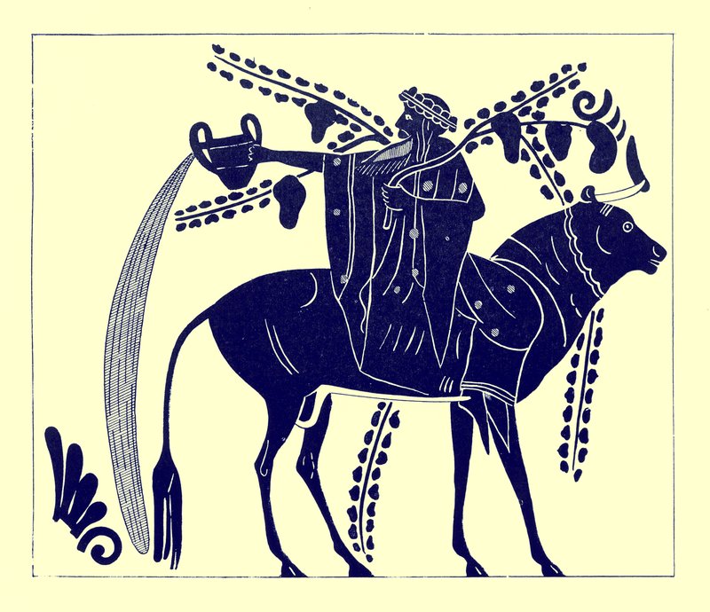 Boğaya binen Dionysos, J. E. Harrison ve D. S. MacColl