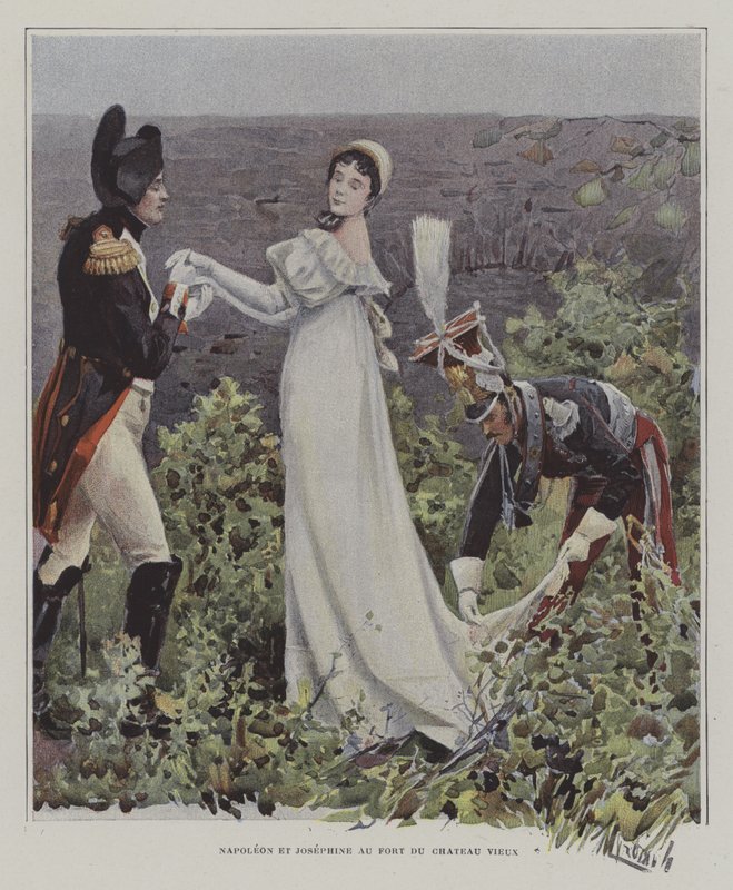 Napolyon ve Josephine, Chateau-Vieux, Bayonne