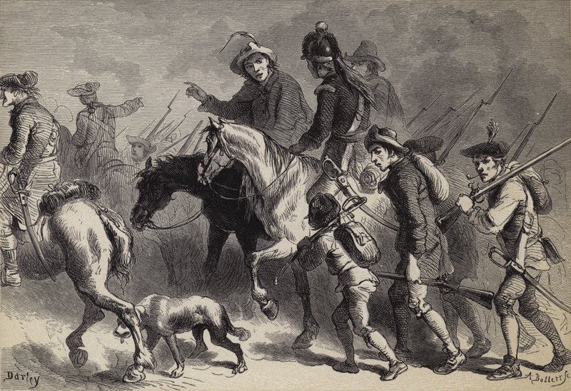New England yeomanry Ayaklanması by after Felix Octavius Carr Darley