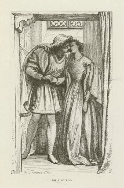 George Eliot tarafından Romola için illüstrasyon by after Frederic Leighton