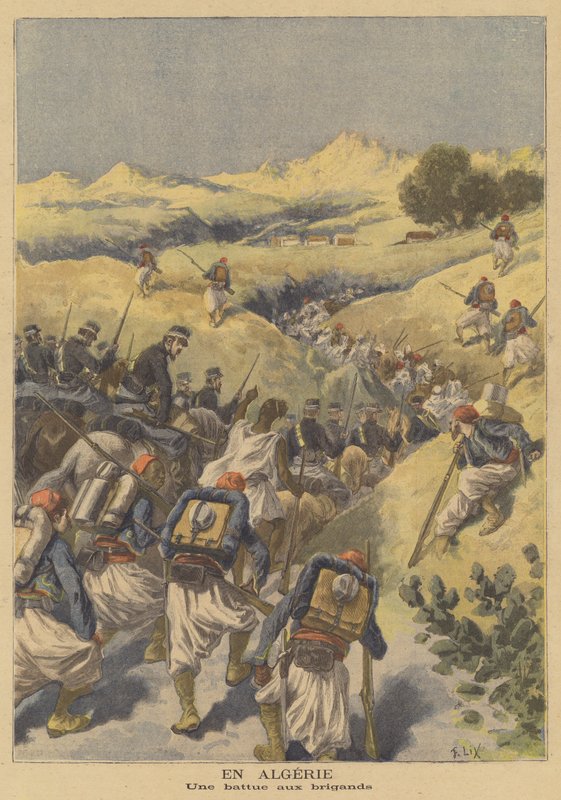 Fransız birlikleri Cezayir