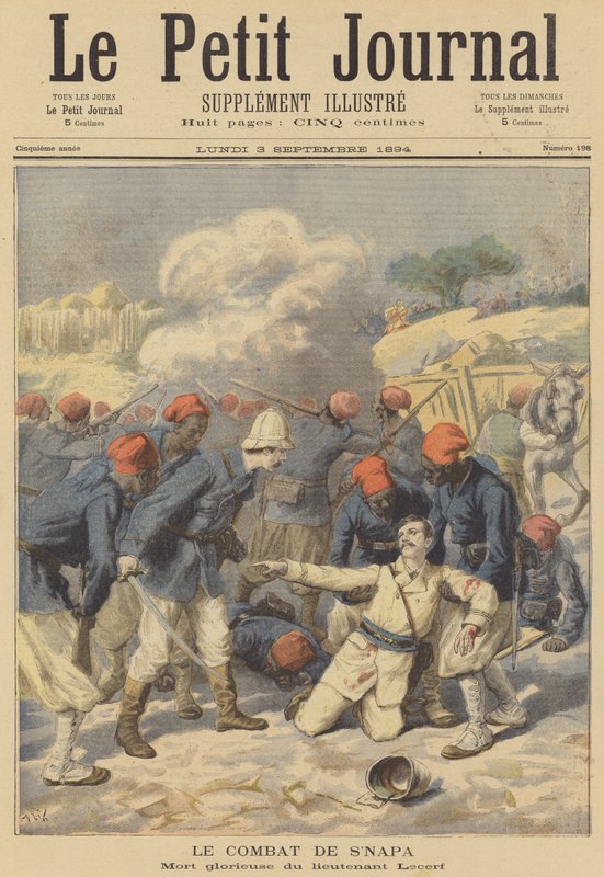SNapa Savaşı, Yukarı Nijer by after Frederic Theodore Lix