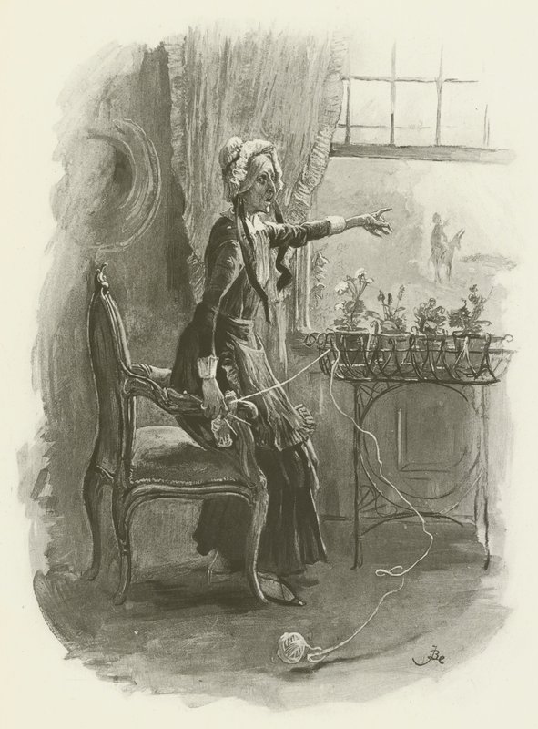 Bayan Betsey Trotwood by after Frederick Barnard