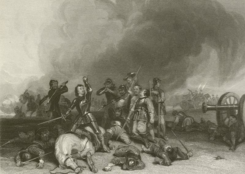 Northampton Kontunun Ölümü by after George Cattermole