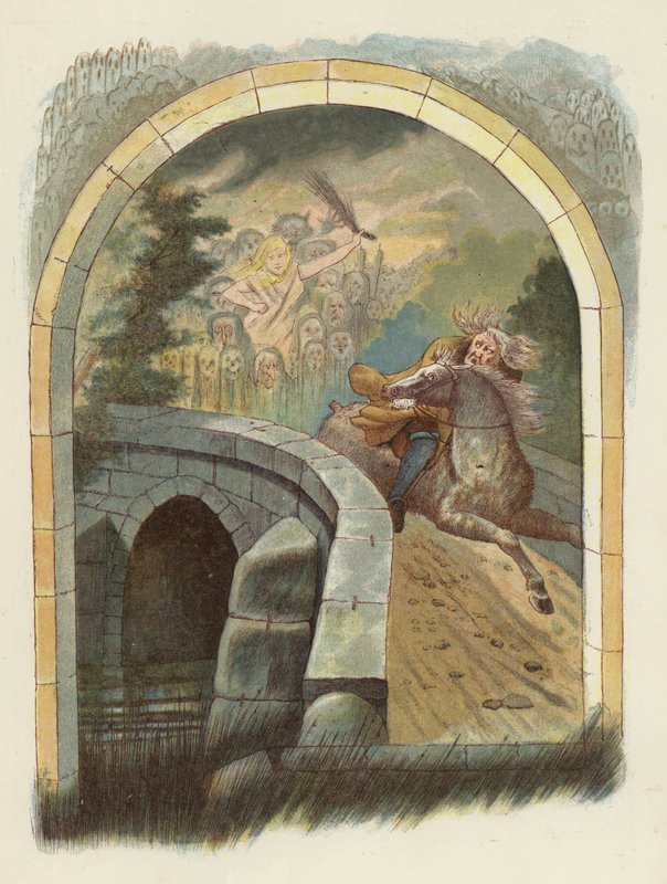 Robert Burns tarafından Tam OShanter için İllüstrasyon by after George Cruikshank