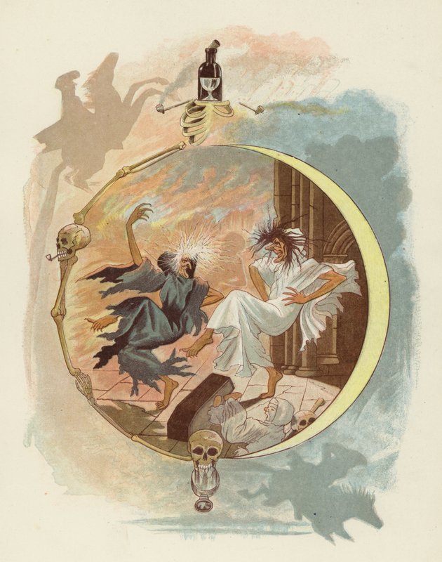 Robert Burns tarafından Tam OShanter için İllüstrasyon by after George Cruikshank