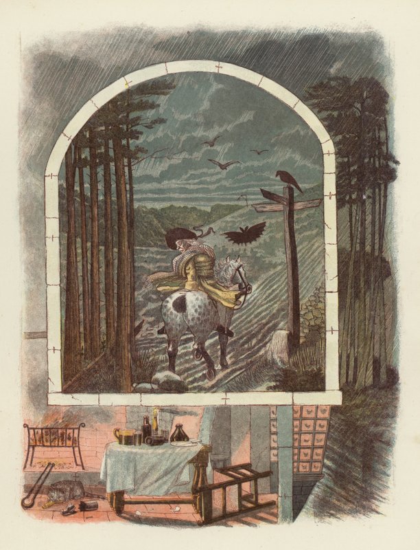 Robert Burns tarafından Tam OShanter için İllüstrasyon by after George Cruikshank