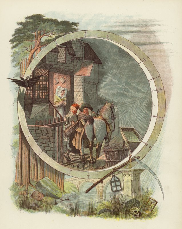 Robert Burns tarafından Tam OShanter için İllüstrasyon by after George Cruikshank