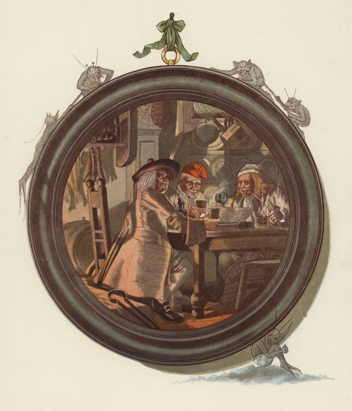Robert Burns tarafından Tam OShanter için İllüstrasyon by after George Cruikshank