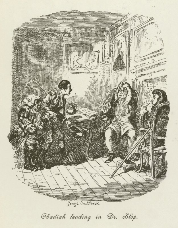 Tristram Shandy için İllüstrasyon by after George Cruikshank