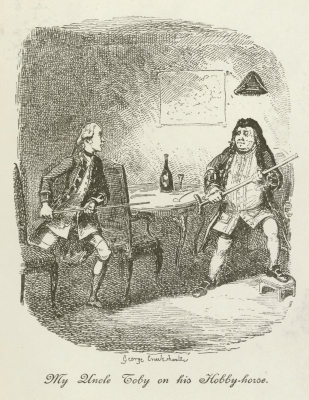 Tristram Shandy için İllüstrasyon by after George Cruikshank