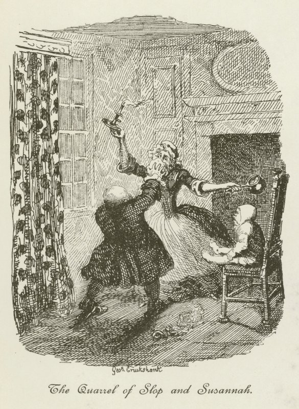 Tristram Shandy için İllüstrasyon by after George Cruikshank