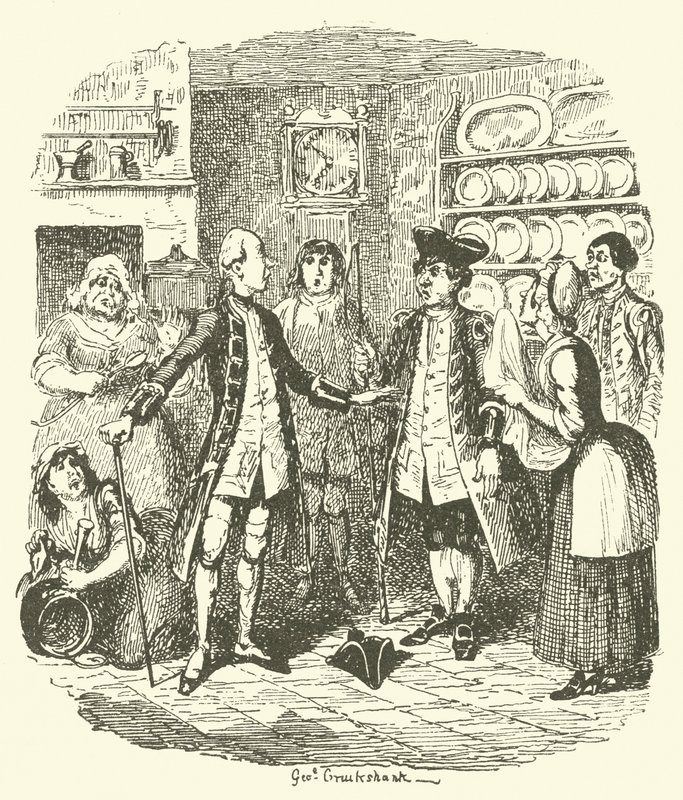 Tristram Shandy için İllüstrasyon by after George Cruikshank
