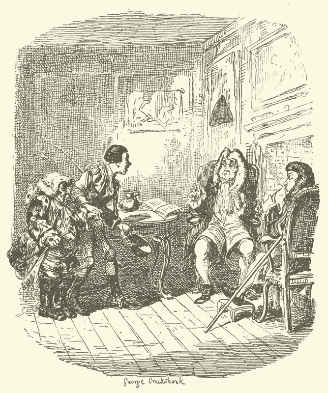 Tristram Shandy için İllüstrasyon by after George Cruikshank