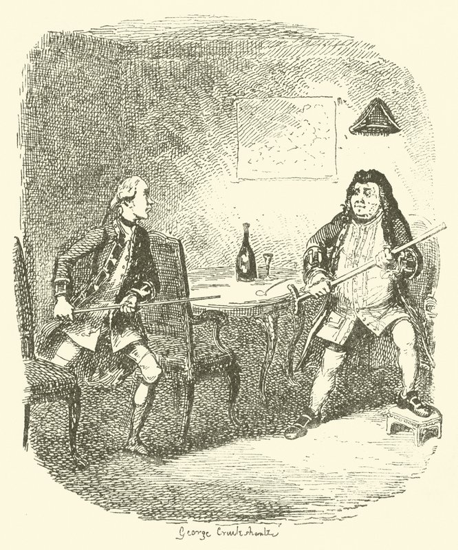 Tristram Shandy için İllüstrasyon by after George Cruikshank