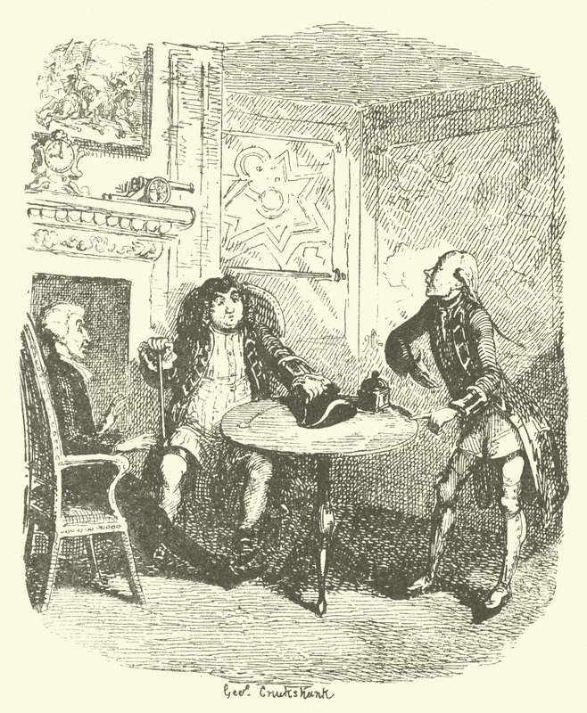 Tristram Shandy için İllüstrasyon by after George Cruikshank