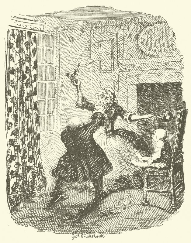 Tristram Shandy için İllüstrasyon by after George Cruikshank