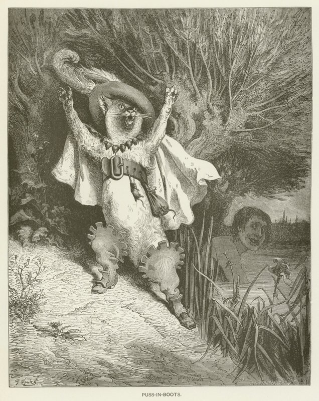 Çizmeli Kedi by Gustave after Dore