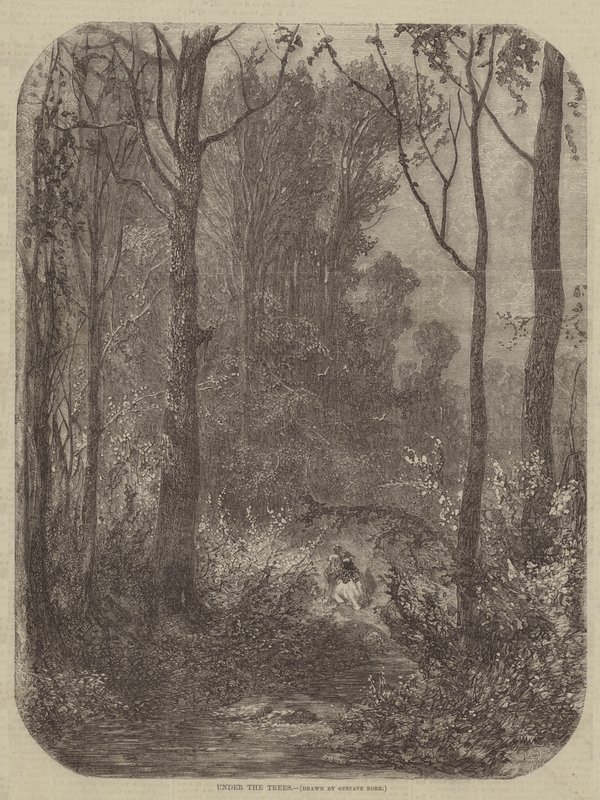 Ağaçların altında by Gustave after Dore
